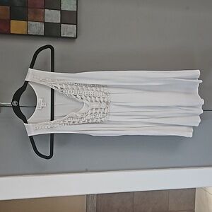Market & Spruce Rayon Off-white Tank Top - XL